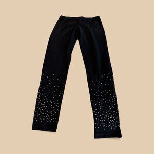 BP EMBELLISHED BLACK LEGGINGS. Ready For a Party! Size L